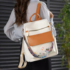 Sac à main et sac à dos féminin élégant en tissu Oxford