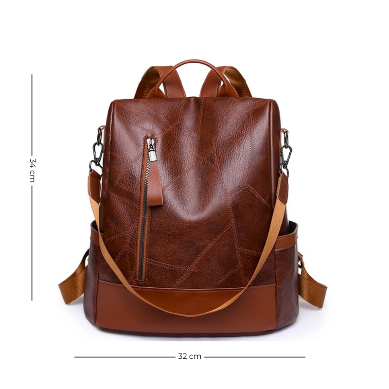 Sac à main et sac à dos féminin marron chic