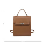 Sac à main et sac à dos femme élégant au format carré