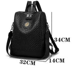 Sac à main et sac à dos femme noir élégant et raffiné