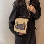 Sac à main façon cartable vintage
