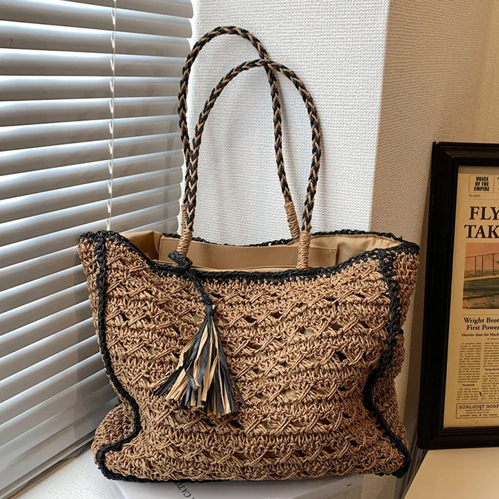 Sac à main façon panier bohème chic
