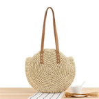 Sac à main façon panier circulaire et bohème