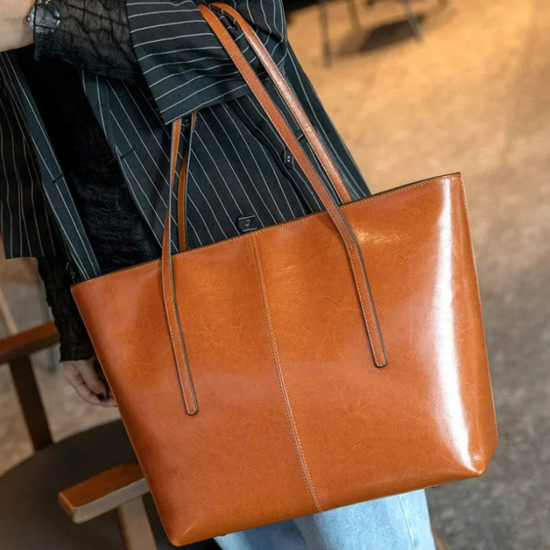 Sac à main féminin fabriqué en cuir véritable