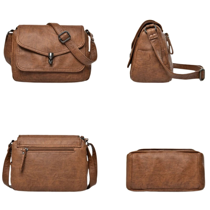 Sac à main féminin façon besace