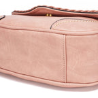 Sac à main féminin type besace à bandoulière