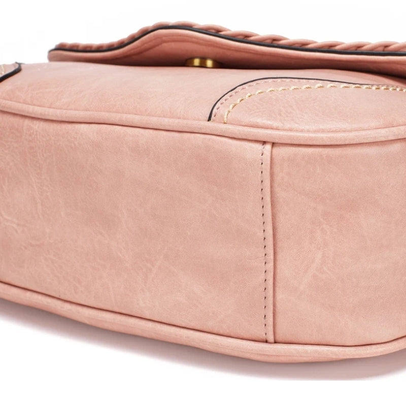 Sac à main féminin type besace à bandoulière
