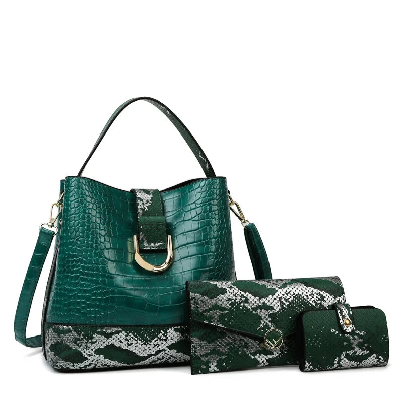 Sac à main femme avec portefeuille assorti