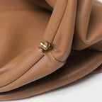 Sac à main femme marron d’inspiration vintage et souple