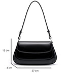 Sac à main format baguette, compact et élégant