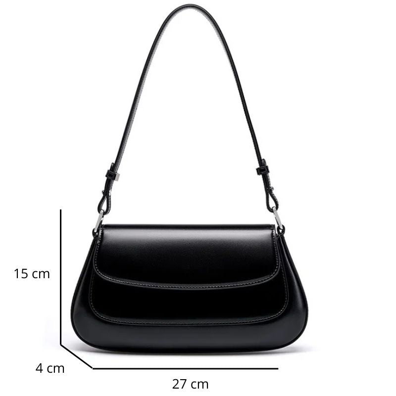 Sac à main format baguette, compact et élégant