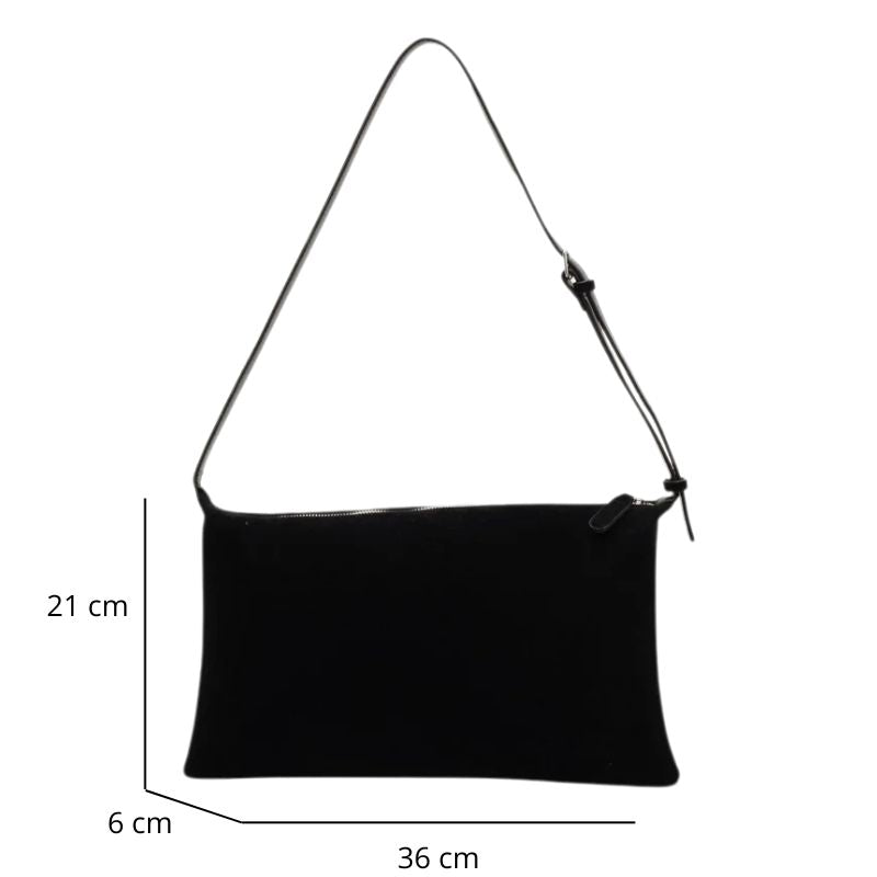Sac à main format baguette élégant et épuré
