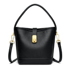 Sac à main format seau avec sangle bandoulière