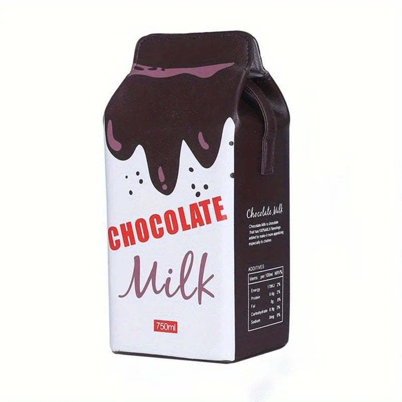 Sac à main forme carton de lait