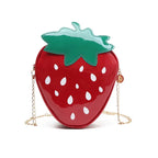 Sac à main fraise