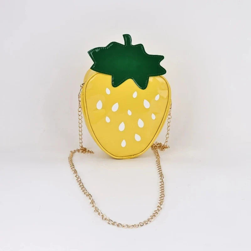 Sac à main imitation fraise