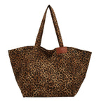 Sac à main léopard de grande capacité