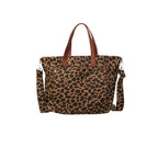Sac à main léopard souple avec bandoulière
