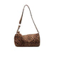 Long Leopard Print Canvas Tote Bag