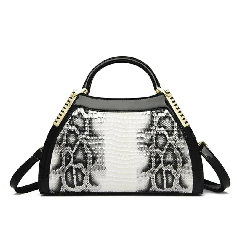 Sac à main motif serpent