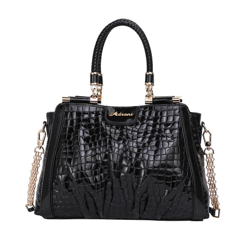 Sac à main noir au design chic