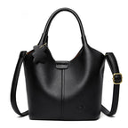Sac à main noir luxueux avec bandoulière
