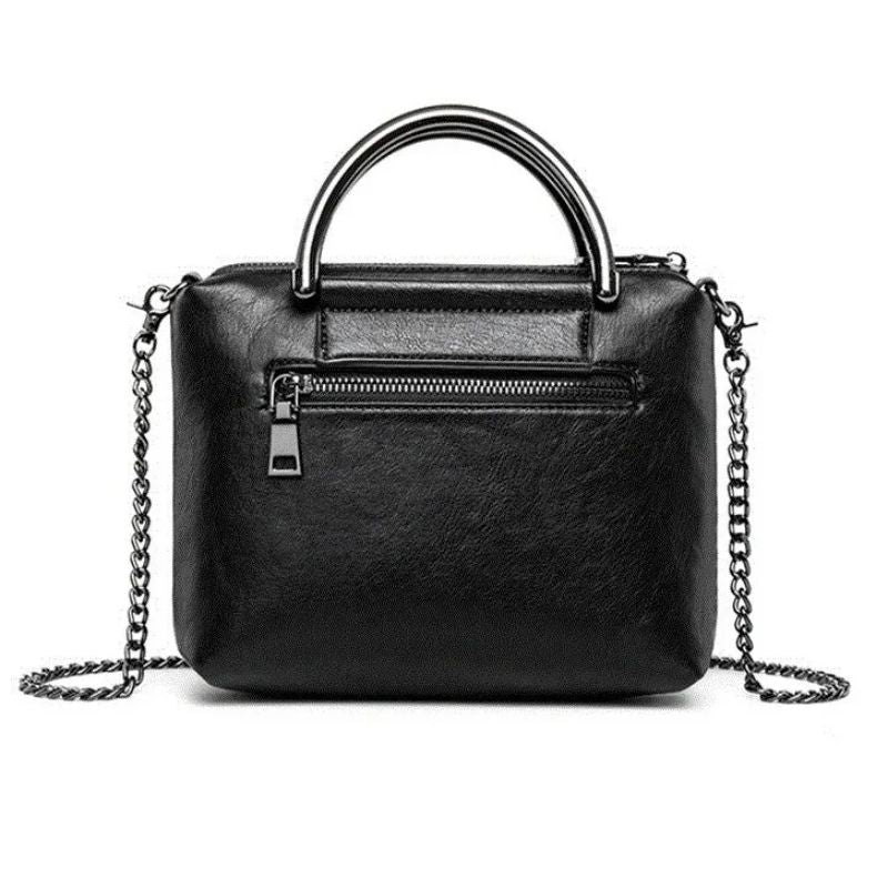 Sac à main noir raffiné et élégant, petit format