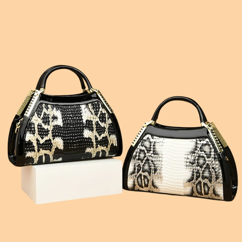 Sac à main orné d’un motif serpent