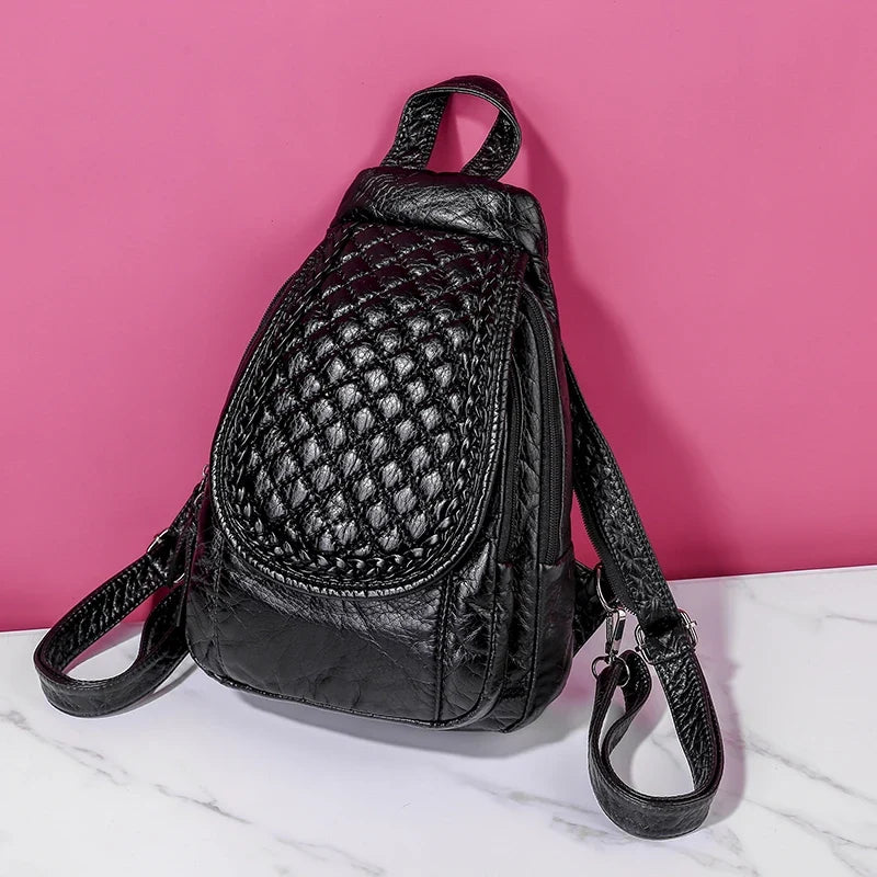 Sac à main ou à dos compact pour femme