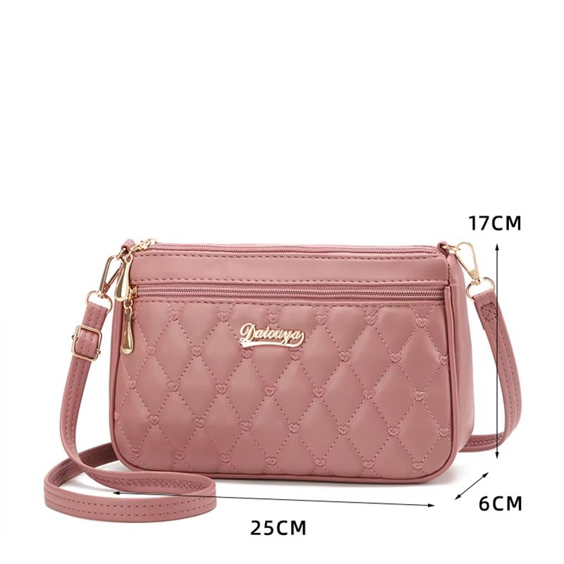 Sac à main petit format avec bandoulière, simili effet matelassé