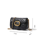 Sac à main petit format chaîne dorée style glamour