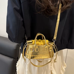 Sac à main petit format éclatant et luxueux