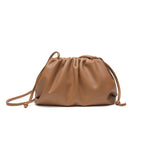 Sac à main souple vintage marron pour femme