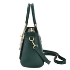 Sac à main style croco