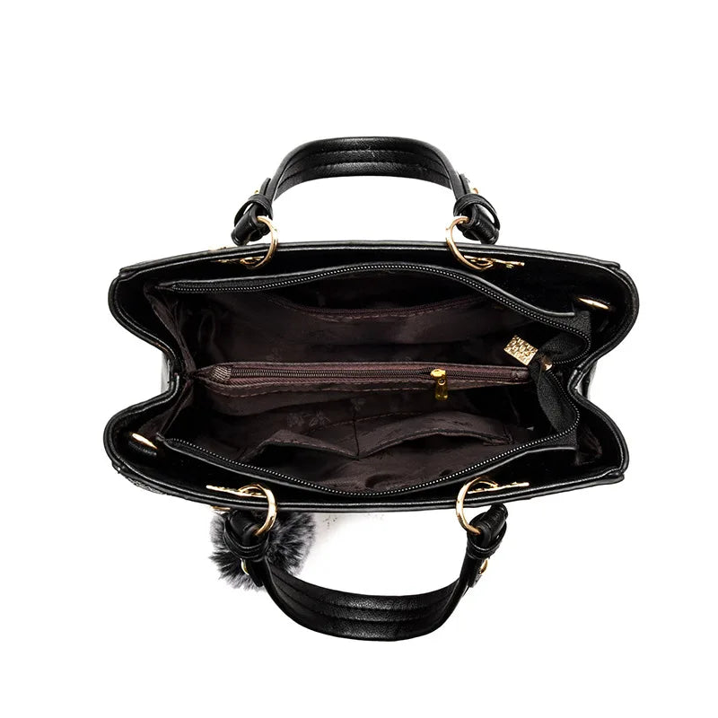 Sac à main vernis façon crocodile