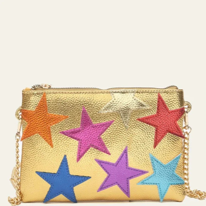 Sac à motifs d’étoiles aux teintes multicolores
