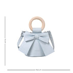 Sac à nœud papillon pour femme, forme bourse chic