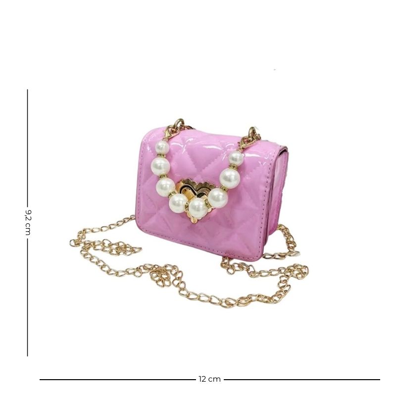 Sac à perles brillant destiné aux petites filles