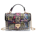 Sac à porter à la main style graffiti