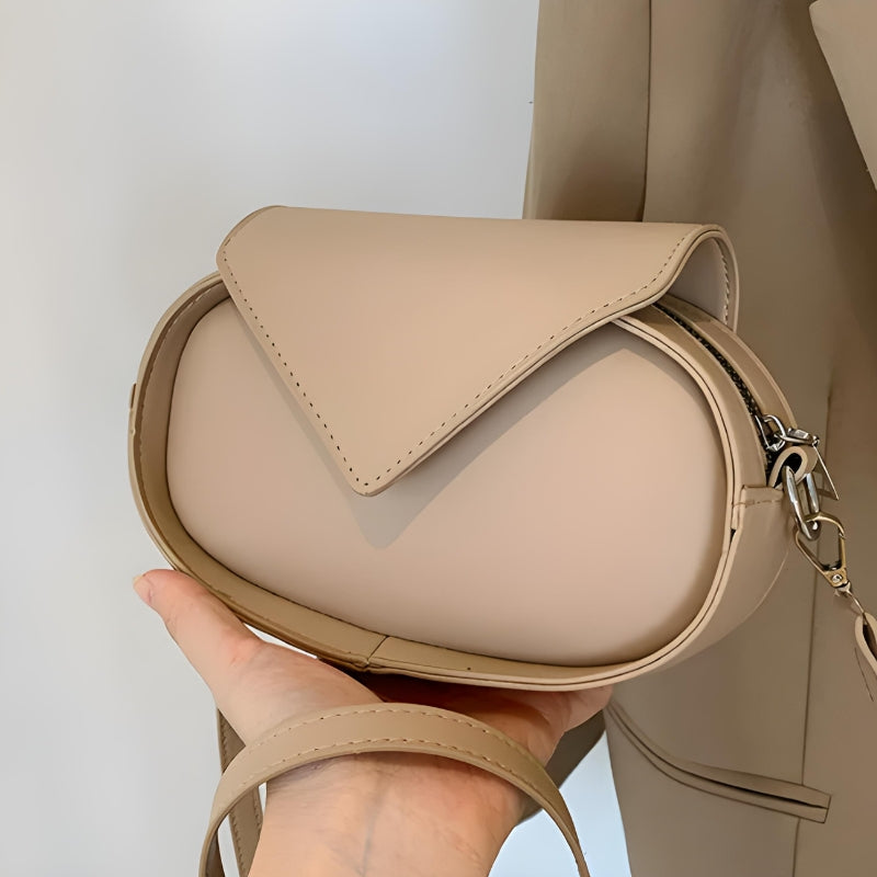 Sac à porter croisé de forme ovale
