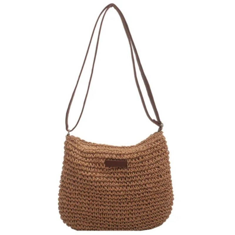 Sac à porter en bandoulière en paille