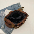 Sac à porter en bandoulière en velours