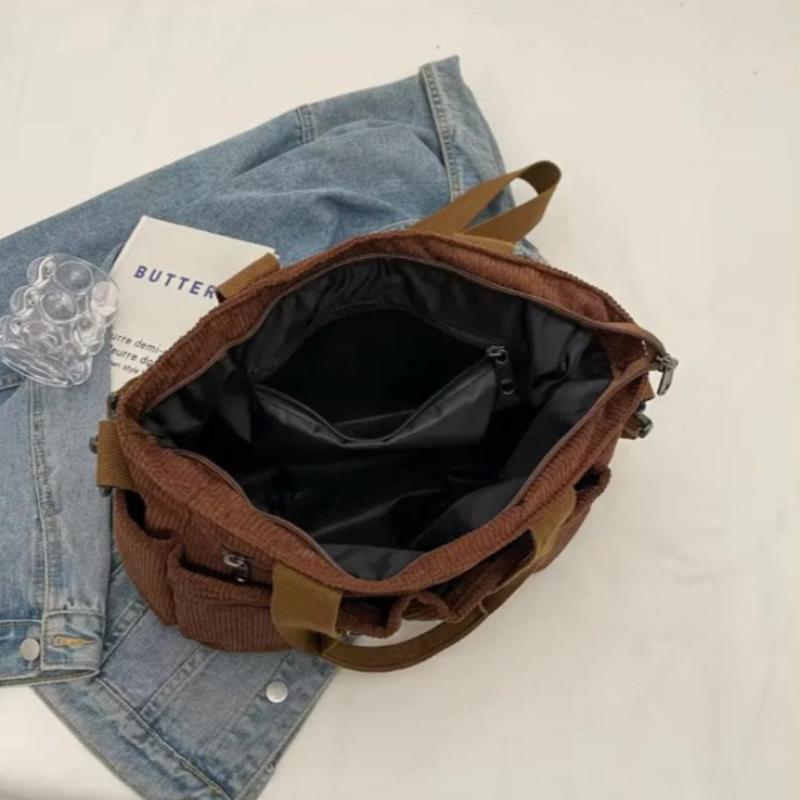 Sac à porter en bandoulière en velours