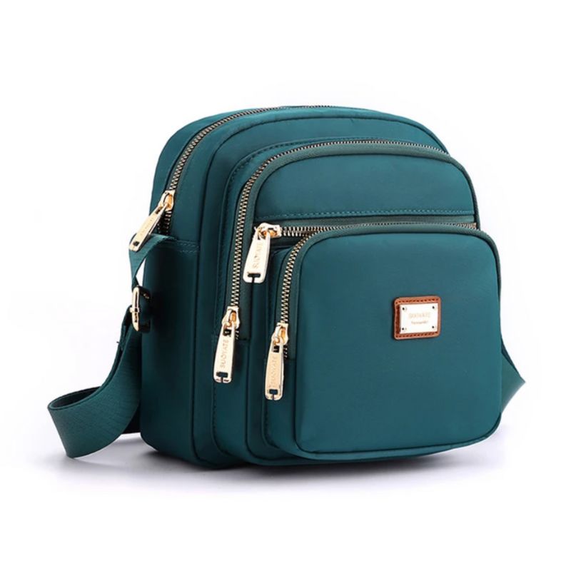 Sac à porter en bandoulière multipoches pour femme