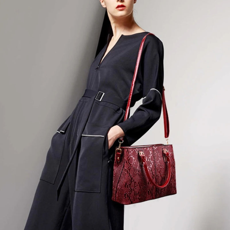 Sac alligator à porter à la main