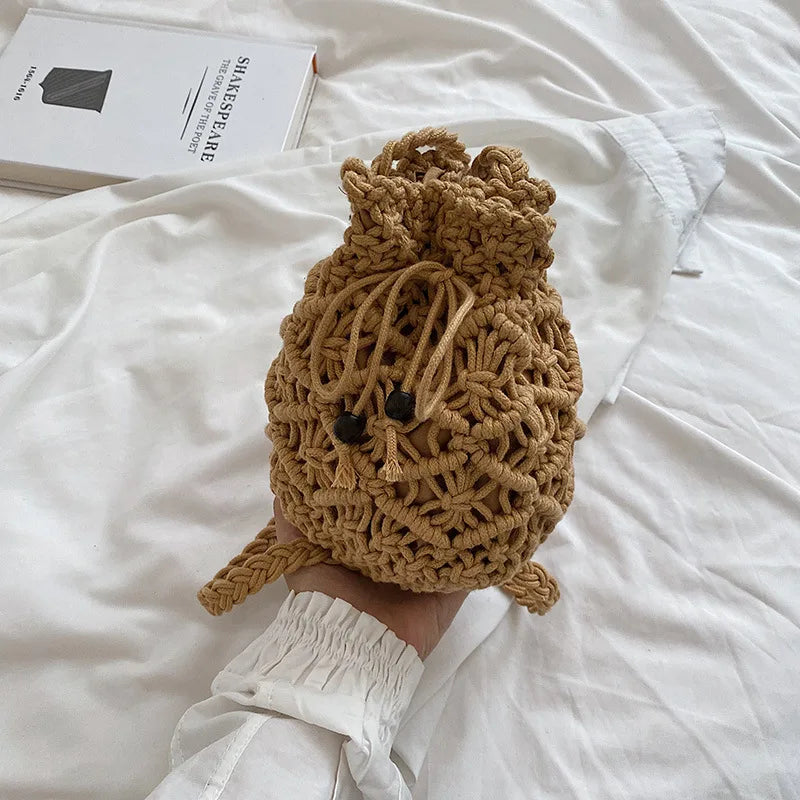Sac au style macramé