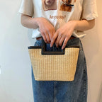 Sac au tissage chic et contemporain
