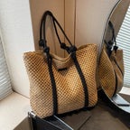 Sac au tissage en paille