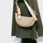 Sac au tissage façon demi-lune