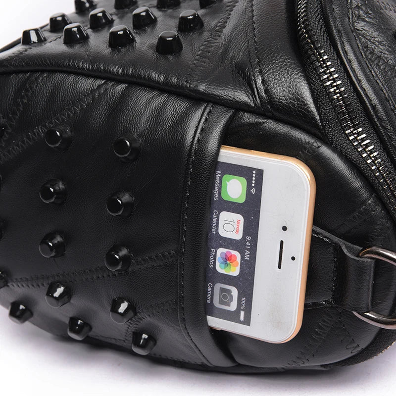 Sac aux détails cloutés à bandoulière